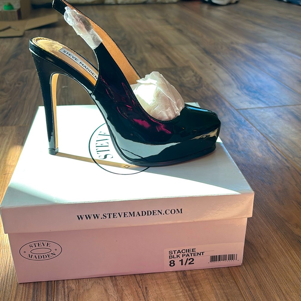 Steve Madden Slingback Patent Heels